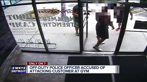 Video shows altercation between off-duty officer and gym customer in Van Buren Township