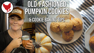 Old Fashioned Pumpkin Cookies | Cookie Baking Tips | Home Ec with Constance