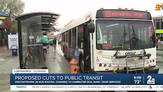 Proposed cuts to public transit