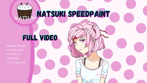 Natsuki Speedpaint [DDLC