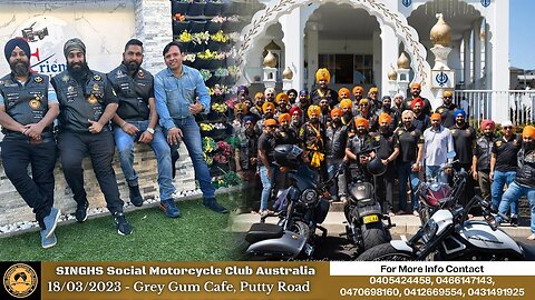 Singh Social Motorcycle Club Australia | FriendsworldTV
