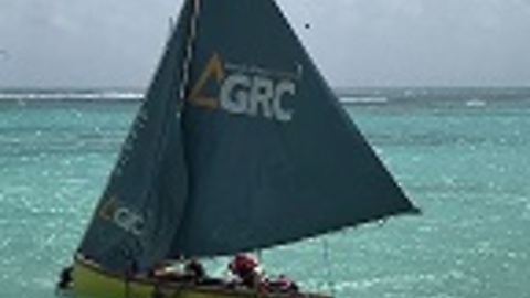 Boaters Bailing in Guadeloupe