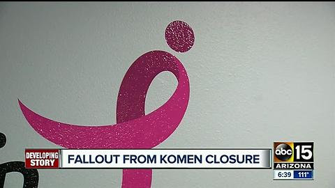 Cancer support community rallies after Susan G. Komen Arizona closure