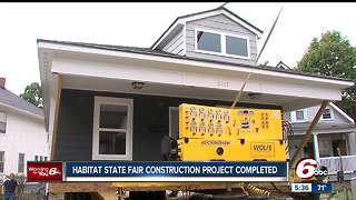 Habitat for Humanity homes built at Indiana State Fair moved to permanent communities