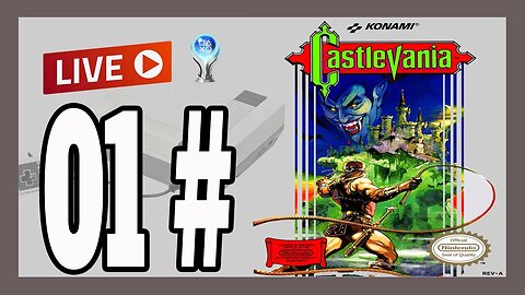 PLATINANDO: Castlevania Classic (NES) Inicio do game AO VIVO #retroachievements #platinaretro