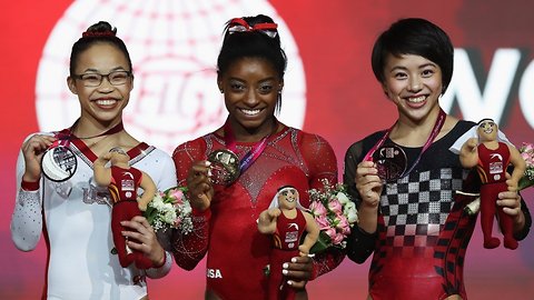 Simone Biles Cleans Up At World Championships With 4 Golds