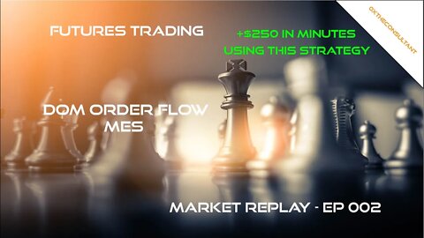 Market Replay Ep: 002 - Futures DOM Order Flow | MES