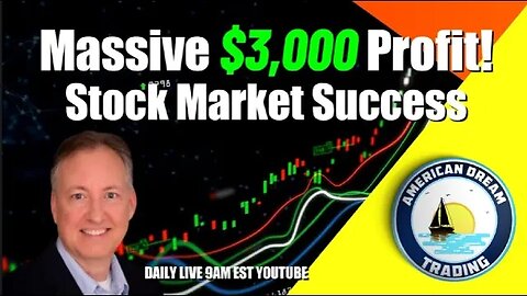 Massive $3,000 Profit - VIP Member Finding Stock Market Success