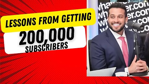 Lessons From 200,000 Subscribers on Youtube- IWAM Ep. 627