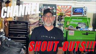 Channel Shout Outs!