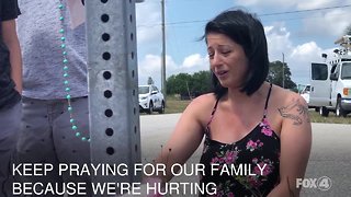Mother of Layla Aiken visits her daughter's memorial