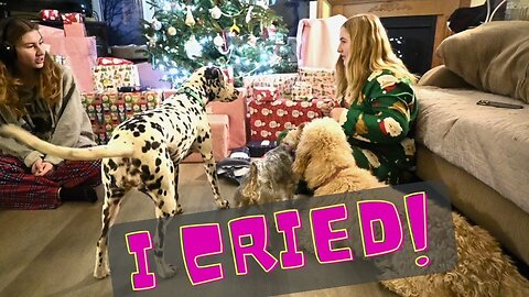 Christmas Vlog Opening Presents 2023 ! I Cried!