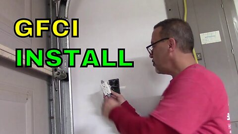 Advanced DIY adding a circuit and GFCI outlet to a house or garage short version