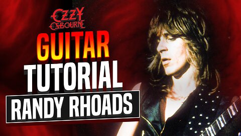 CRAZY TRAIN ~ RANDY RHOADS ~ Ozzy ~ Guitar Tab | Lesson | Cover | Tutorial