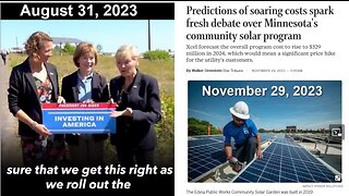 Biden Admin Champions Minnesota Solar Projects' Unaffordable 'Green' Energy