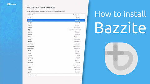 How to install Bazzite