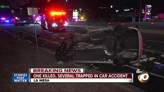 One killed, one injured after La Mesa crash