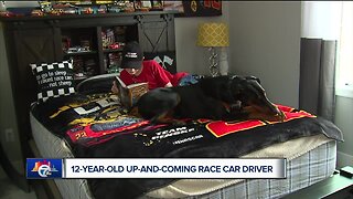 12-year-old Macomb County race car driver hitting speeds up to 80 mph