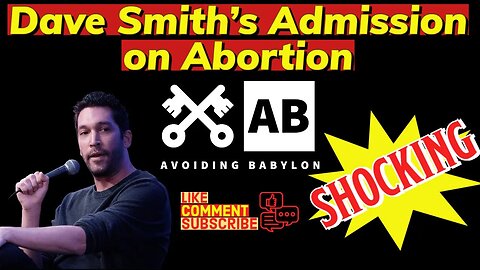 Libertarian Candidate Dave Smith’s Shocking Admission about Abortion