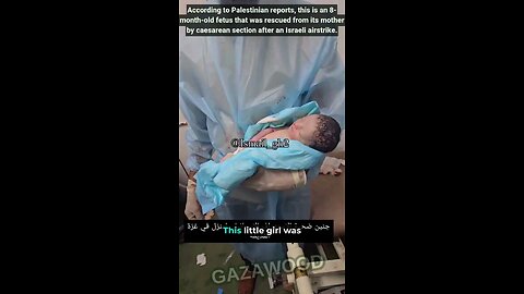 Oh no! Another Silicone Baby dead in Gaza. Watch and read captions to the end...