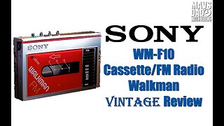 80's Vintage Review! | Sony Cassette Walkman WM-10 & WM-F10 | Tons Of Great Memories!