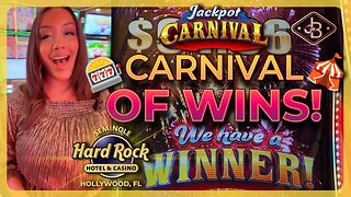 Carnival of Wins: Jackpot Carnival Slot Machine Pays Out! 🎰🎪