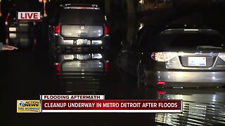 Cleanup underway in metro Detroit after flooding