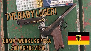 Erma Werke KGP 68A - .380 ACP Review. Is the Baby Luger any Good?