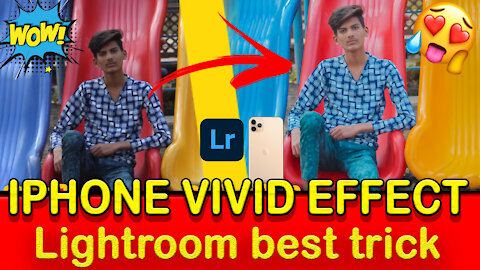 IPHONE VIVID FILTER | Lightroom Easy Tricks | Vivid Tone | Jishan Shaikh