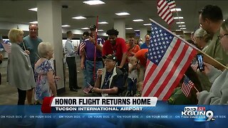 23 veterans from World War II Korean and Vietnam welcomed home