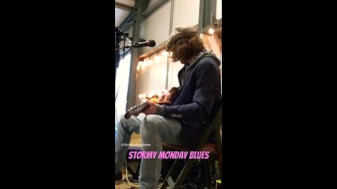Stormy Monday Blues - T-Bone Walker live acoustic cover (clip)