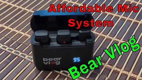 Bear Vlog Lavalier wireless Microphone, Affordable & Great Sound For The $$$