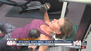 Sticking with New Year's resolutions