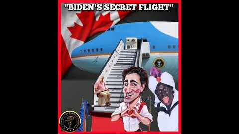 🤣"LET'S GO BRANDON 'BIDEN SECRET FLIGHT' TO SAVE TRUDEAU FROM CANADIAN TRUCKERS"🤣