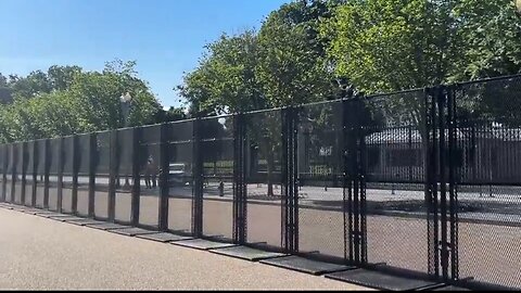 White House prepares a double fence for anti Israel 🇮🇱 protesters…round 2