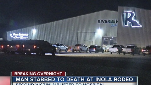 Man fatally stabbed at an Inola rodeo