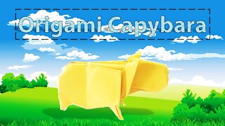 How to Make Origami Capybara (Designed by Jo Nakashima)
