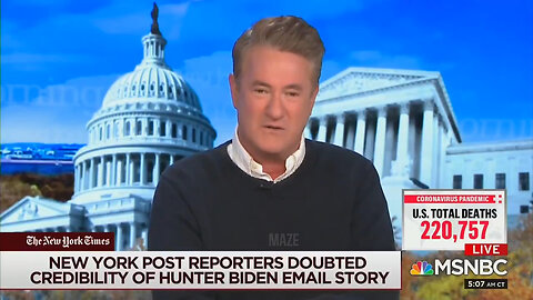 Joe Scarborough's 2020 Slam On People Claiming Hunter Biden's Laptop Was Real Has Aged Badly