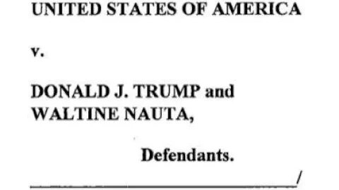 United States of America v. Donald J. Trump