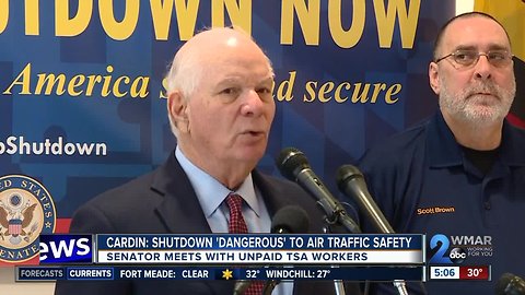 Cardin meets with TSA workers impacted by shutdown at BWI