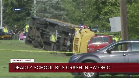1 dead, multiple injured after school bus crash in Southwest Ohio
