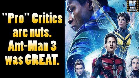 Ant-Man 3 was AWESOME, the "Pro" Critics are on drugs lol. Spoiler REVIEW