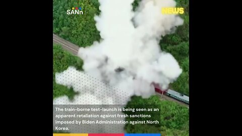 North Korea test launches train borne ballistic missile