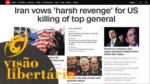 Trump mata principal general do exército iraniano | Visão Libertária - 03/01/20 | ANCAPSU