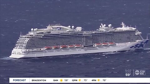 Regal Princess cruise ship docks at Florida port after crew members test negative for coronavirus