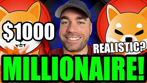 SHIBA INU - $1,000 To $1,000,000 After Shibarium Release?! (Math Breakdown!)