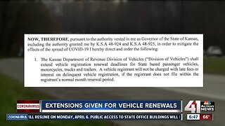 MO, KS extend license, registration deadlines amid outbreak