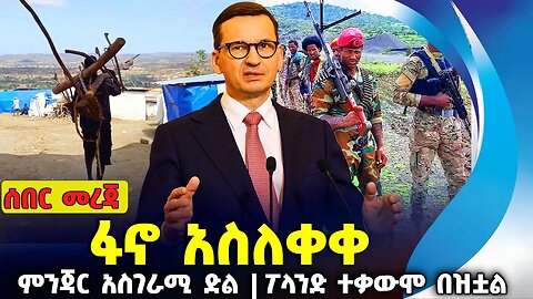 ፋኖ አስለቀቀ❗ምንጃር አስገራሚ ድል❗ፖላንድ ተቃውሞ በዝቷል❗#ethiopia #news #amhara | Merawi | Poland | Fano | Sep-16-2023