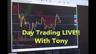 Day Trading LIVE!! Stock markets continue to Crash - Will there be a bounce?