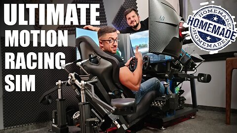 Ex-Rimac Engineer Built His Own Motion Racing Simulator!!